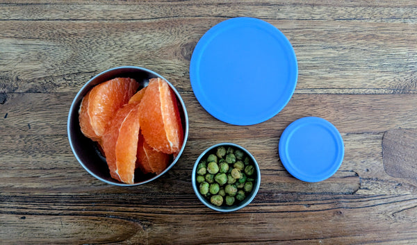 Mini Stainless Containers with silicone lids (Set of 2)
