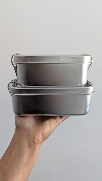 Stainless Steel Snack Box - 850ml | Removable Divider