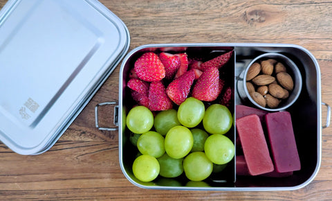 Stainless Steel Snack Box - 850ml | Removable Divider