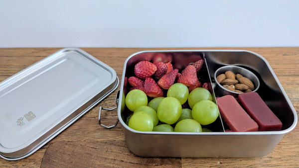 Stainless Steel Snack Box - 850ml | Removable Divider