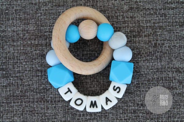 Teething Toy - Personalised Hexa