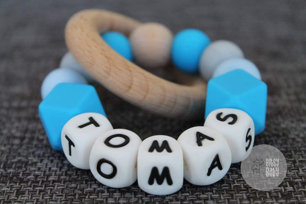 Teething Toy - Personalised Hexa