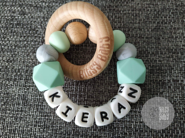 Teething Toy - Personalised Hexa