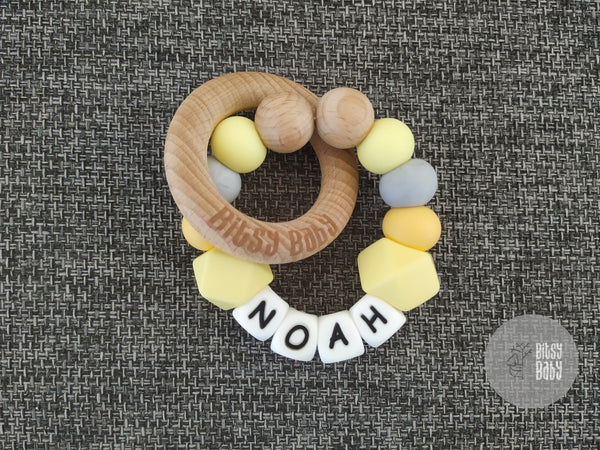 Teething Toy - Personalised Hexa