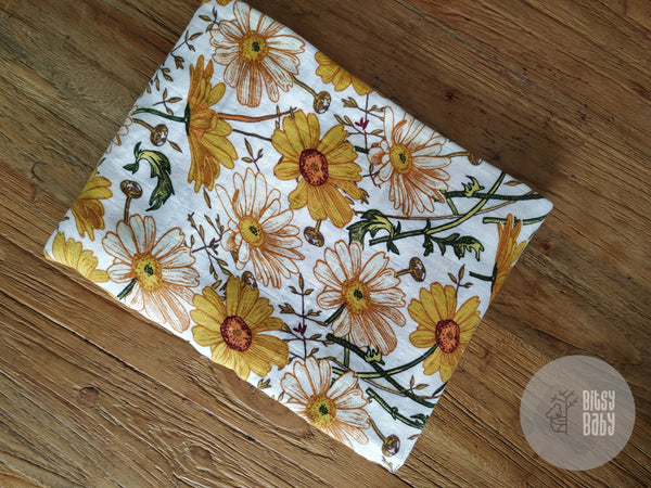 Muslin Swaddles Bamboo Blend - Daisy