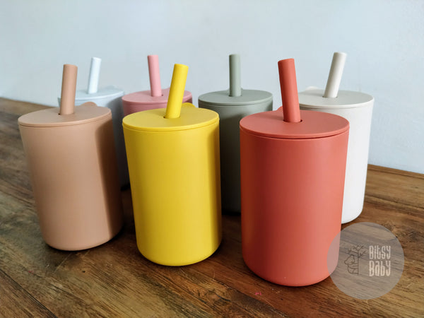 Silicone Straw Cups