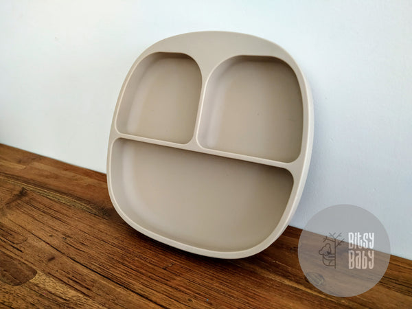 Silicone Suction Divided Plates with lids