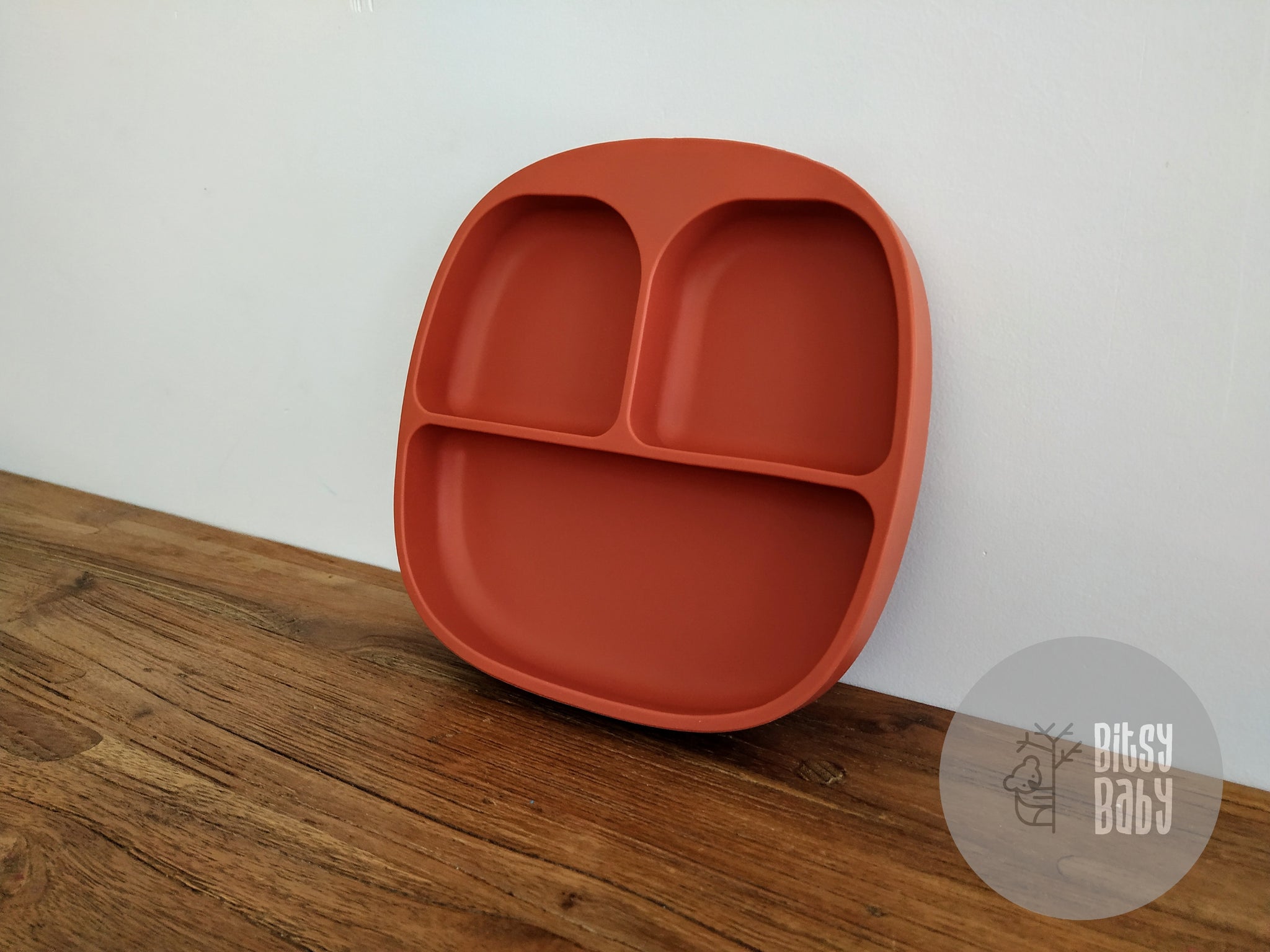 Silicone Suction Divided Plates with lids