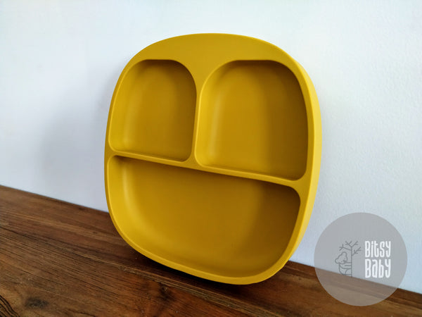Silicone Suction Divided Plates with lids
